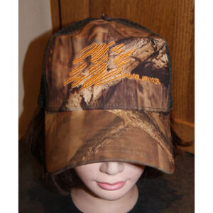 Under Armour Realtree Break Up Infinity Camo Trucker Snapback Hat Cap Black Mesh